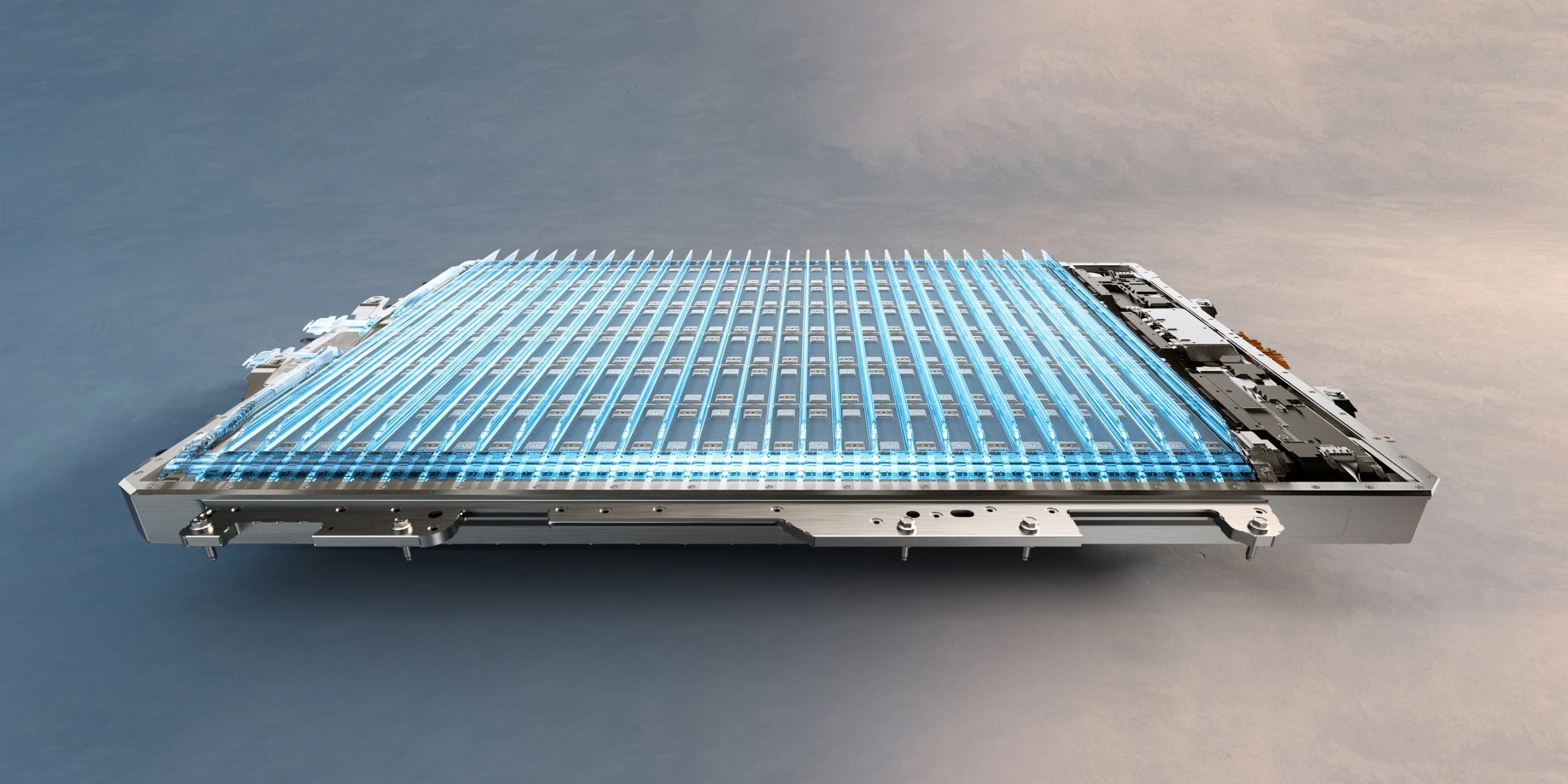 Uniform-temperature liquid cooling